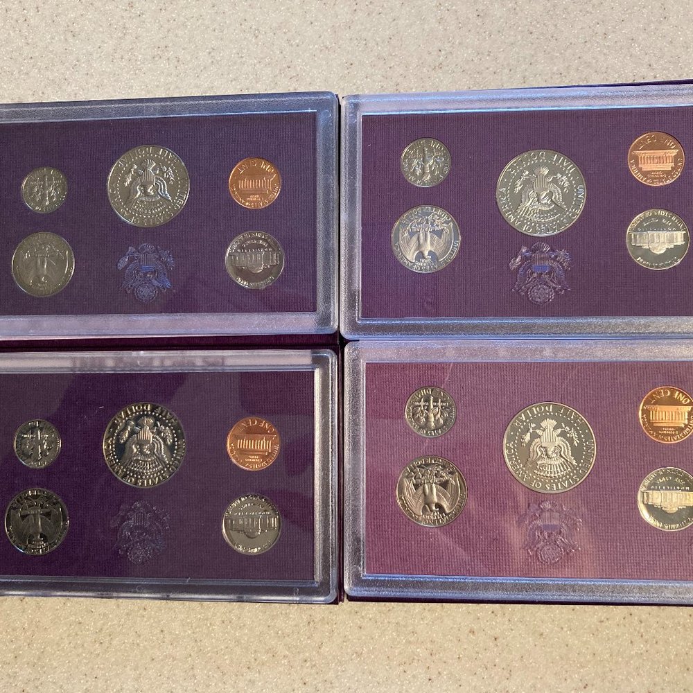 U.S. Mint Proof Sets 1980 Thru 1989  Lot of 10 - Picture 11 of 12